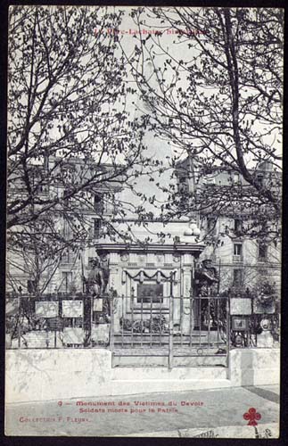 Het monument voor Franse soldaten (Père-Lachaise) 